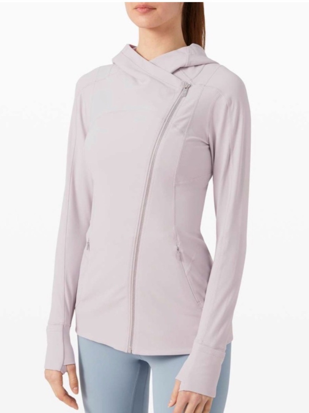 Lululemon Every Journey Hoodie color in Iced Iris (light lavender/grey) size 4